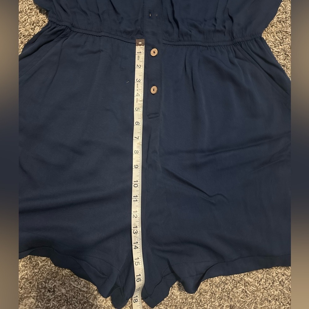 Copper Key Midnight Blue Button-Up Top - Picture 8 of 11